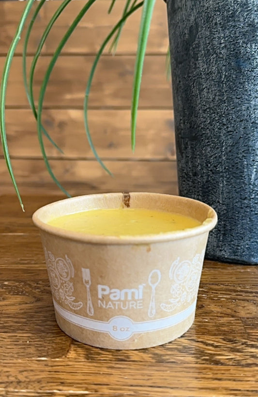 Hot, Organic Lentil Soup
