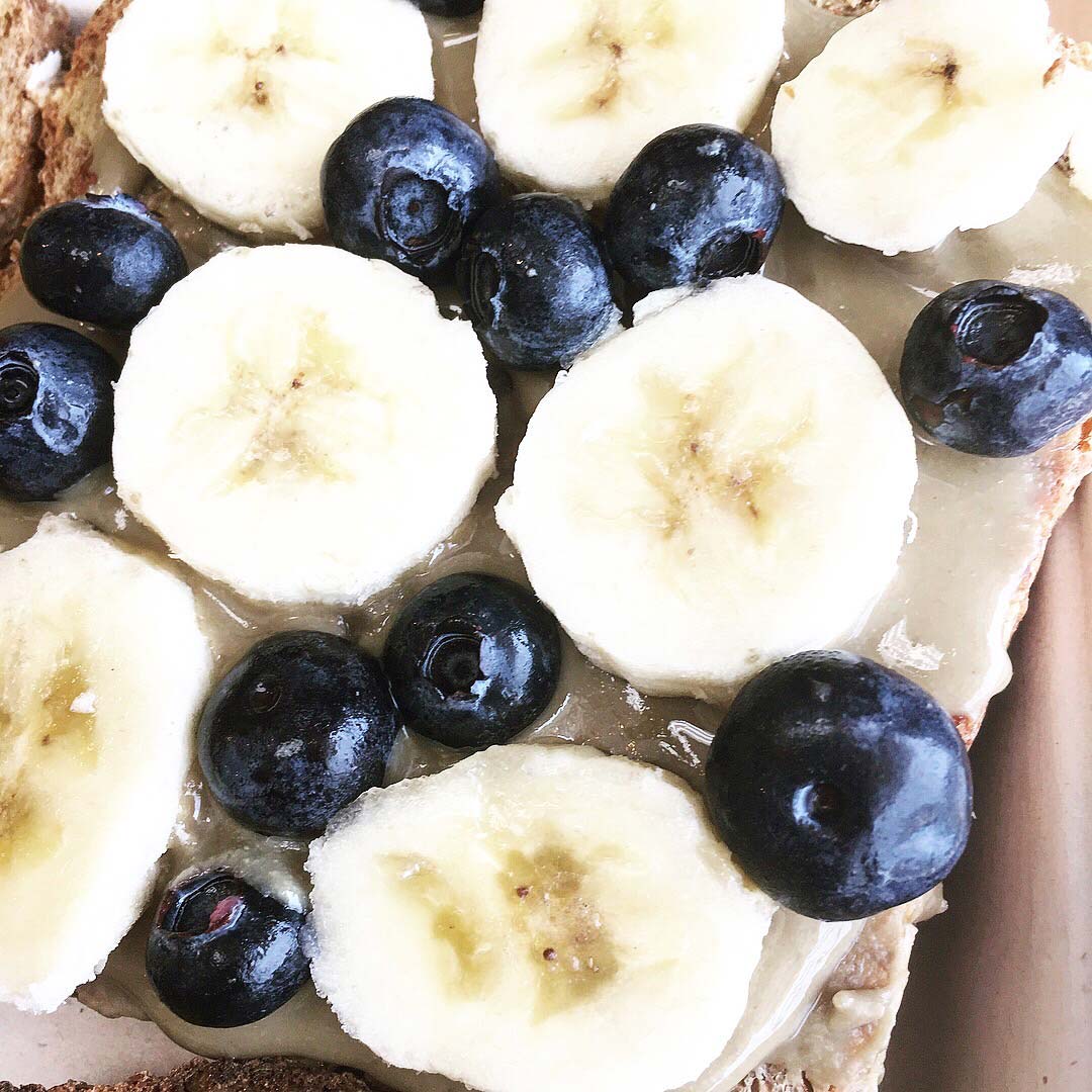 Sun Butter Banana Toast