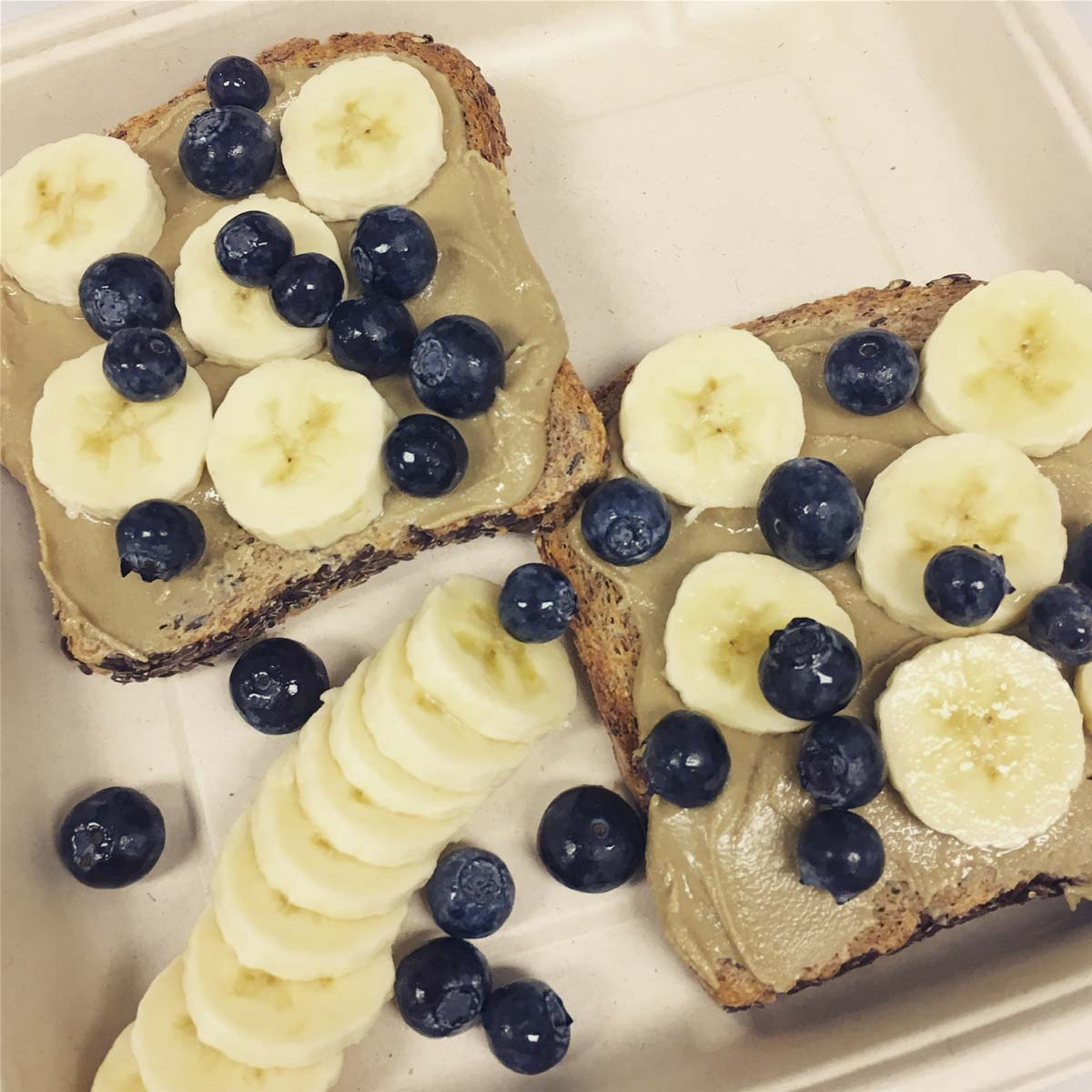 Sun Butter Banana Toast